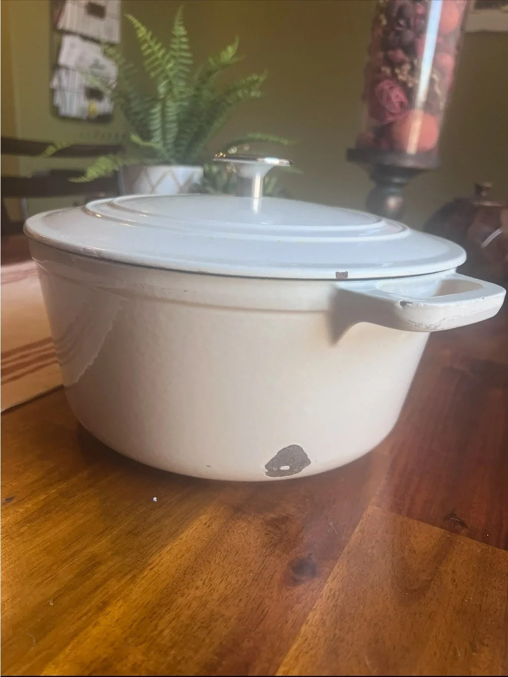 Hearth & Hand with Magnolia Enameled Cast Iron Dutch Oven  5 Quart